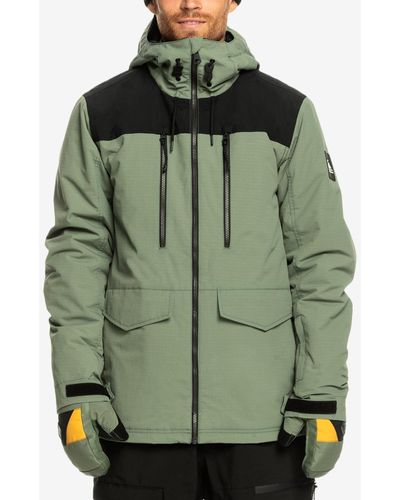 Quiksilver Snow Fairbanks Hooded Jacket - Green