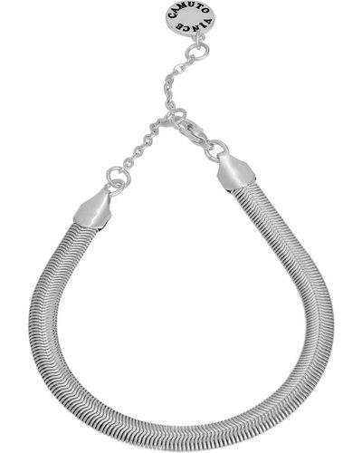 Vince Camuto Tone Snake Chain Bracelet - Metallic