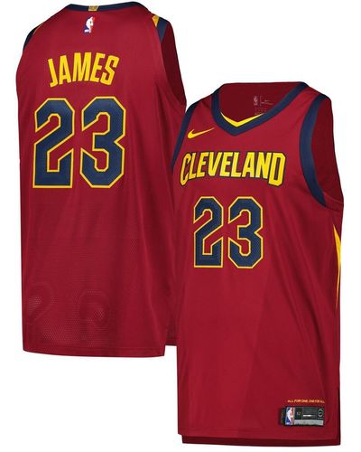 Nike Lebron James Cleveland Cavaliers Authentic Player Jersey - Red