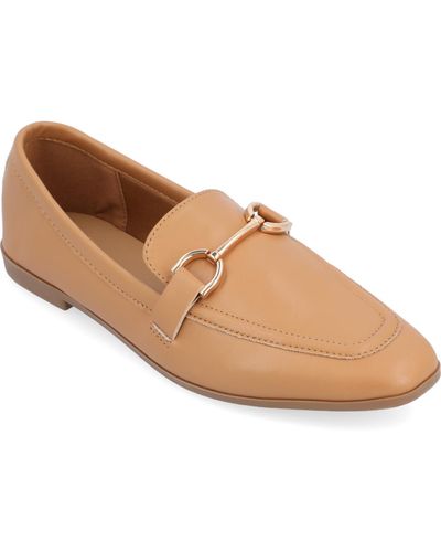 Journee Collection Mizza Slip-on Loafers - Brown