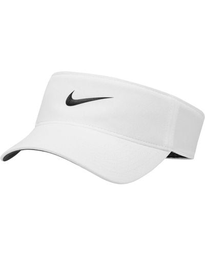 Nike And Ace Performance Adjustable Visor - White