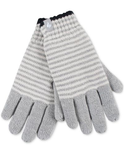 Heat Holders Oslo Striped Gloves - Gray