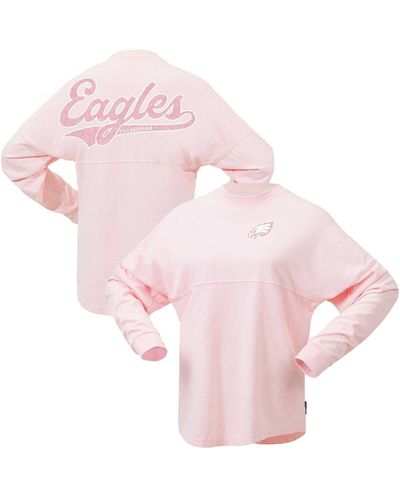Fanatics Philadelphia Eagles Millennial Spirit Jersey T-shirt - Pink