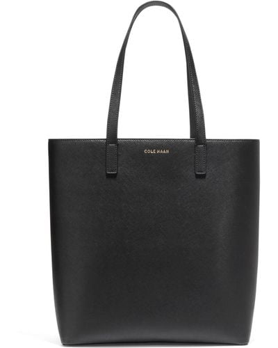Cole Haan Go Anywhere Medium Leather Tote - Black