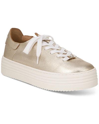 Sam Edelman Pippy Lace-up Platform Sneakers - White