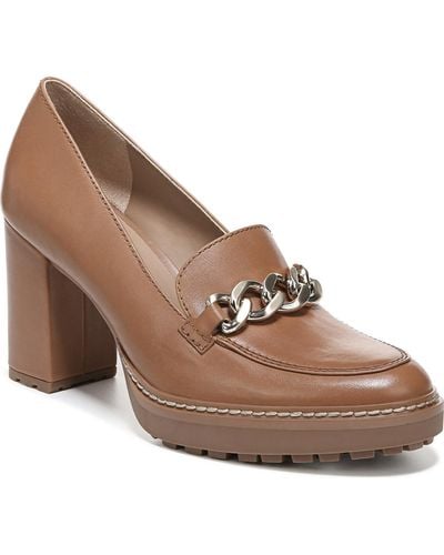 Naturalizer Callie-moc High-heel Loafers - Brown