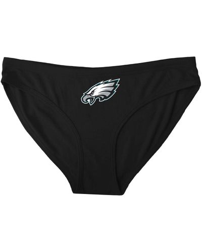 Concepts Sport Philadelphia Eagles Solid Logo Panties - Black