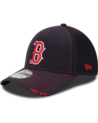 KTZ Boston Red Sox Blue Neo 39thirty Stretch Fit Hat