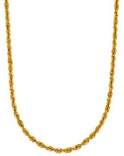 Macy's Sparkle Rope Link Chain 3 5 8mm Collection In 14k Gold - Metallic