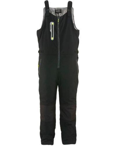 Refrigiwear Insulated Extreme Softshell High Bib Overalls -60f Protection - Black