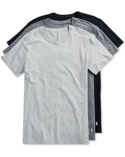 Polo Ralph Lauren 3-pk. Slim-fit Stretch Undershirts - Gray