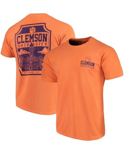 Image One Clemson Tigers Comfort Colors Campus Icon T-shirt - Orange