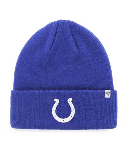 '47 '47 Indianapolis Colts Primary Basic Cuffed Knit Hat - Blue