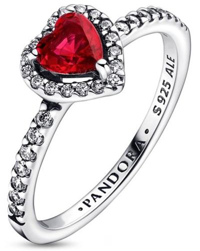 Elevated pandora 2024 heart ring