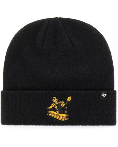 '47 Pittsburgh Steelers Legacy Cuffed Knit Hat - Black