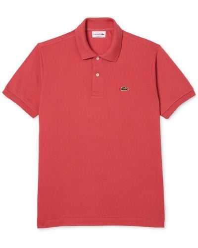 Lacoste Classic Fit L.12.12 Short Sleeve Polo - Red