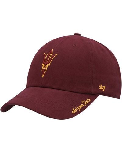 '47 Arizona State Sun Devils Miata Clean Up Logo Adjustable Hat - Purple