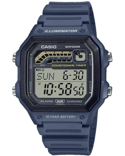 G-Shock Digital Resin Watch 42.1mm - Blue