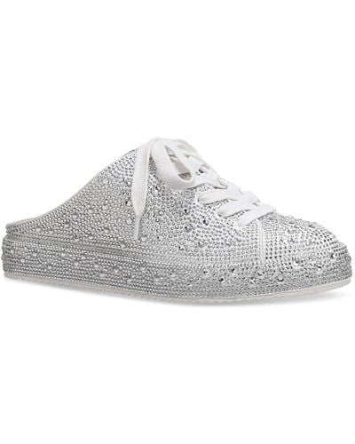 INC International Concepts Larisaa Embellished Mule Sneakers - White