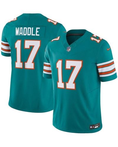 Men's Nike Jaylen Waddle Black Miami Dolphins RFLCTV Limited Jersey