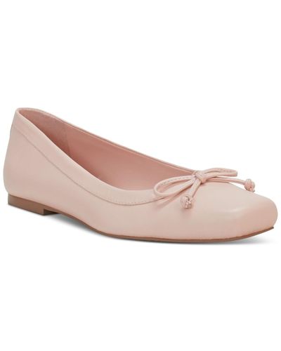 Vince Camuto Corrine Square Toe Ballet Flats - Pink