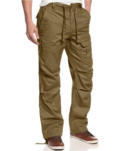 Sean John Pleat Pocket Flight Cargo Pants, Created For Macy's - Green
