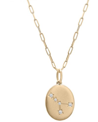 Wrapped in Love Diamond Cancer Constellation 18" Pendant Necklace (1/20 Ct. Tw - Metallic
