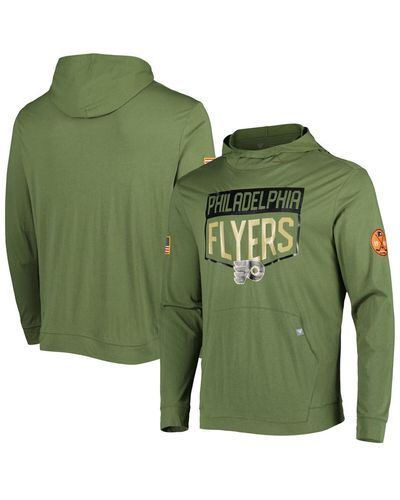 Levelwear Philadelphia Flyers Thrive Tri-blend Pullover Hoodie - Green