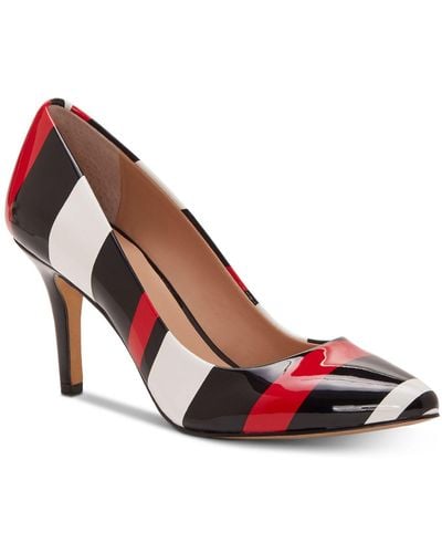 INC International Concepts Zitah Pointed Toe Pumps, Created For Macy's - Red