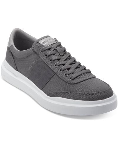 Cole Haan Grandprø Rally Canvas Ii Lace-up Court Sneakers - Gray