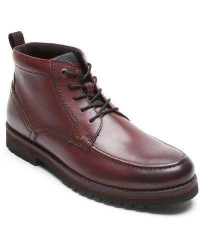 Rockport Mitchell Moc Boots - Brown