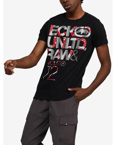 Ecko' Unltd Odds In Favor Graphic T-shirt - Black