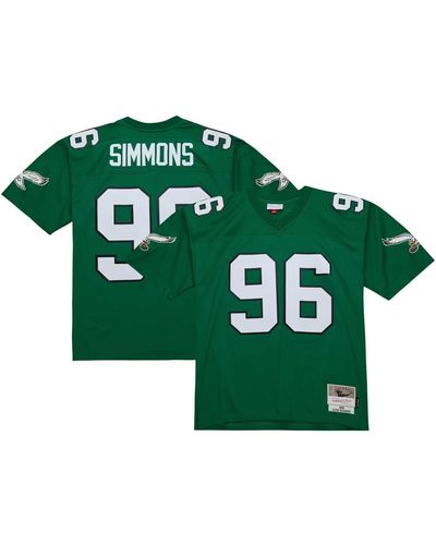 Mitchell & Ness Clyde Simmons Philadelphia Eagles Legacy Replica Jersey - Green