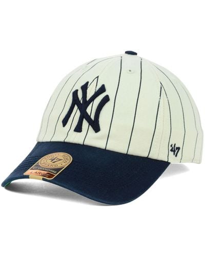 '47 New York Yankees Pinstripe Franchise Cap - Blue