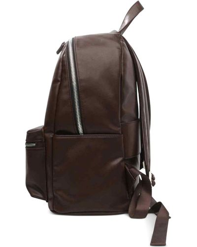 Steve Madden Core Faux-leather Dome Backpack - Brown
