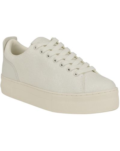 Guess Giaa Platform Court Sneakers - White