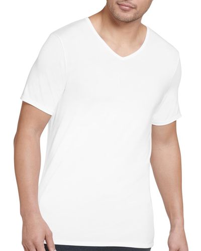 Jockey Active Ultra Soft V-neck T-shirt - White