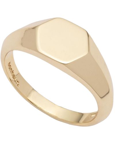 Bonheur Jewelry Mabel Bespoke Signet Ring - White