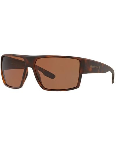 Native Eyewear Native Polarized Sunglasses - Brown