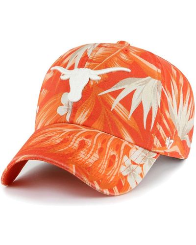 '47 Texas Texas Longhorns Tropicalia Clean Up Adjustable Hat - Orange
