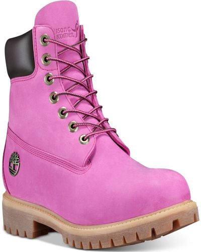 Timberland Men's 6" Premium Mid-high Boots - Pink