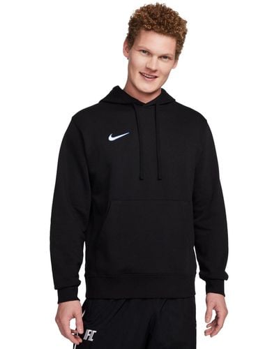 Nike Pullover French Terry Logo Soccer Hoodie - Black