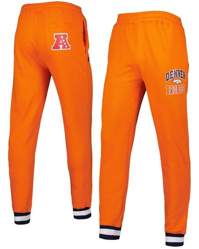 Starter Denver Broncos Blitz Fleece jogger Pants - Orange