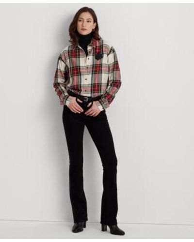 Lauren by Ralph Lauren Polished Everyday Plaid - White