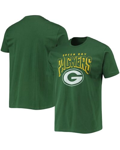 Junk Food Bay Packers Bold Logo T-shirt - Green