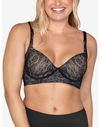 Leonisa Sheer Lace Bustier Bralette With Underwire