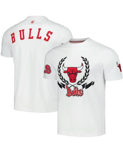 FISLL And Chicago Bulls Heritage Crest T-shirt - White