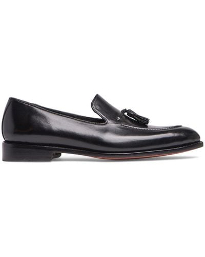 Anthony Veer Kennedy Tassel Loafer Lace-up Goodyear Dress Shoes - Black
