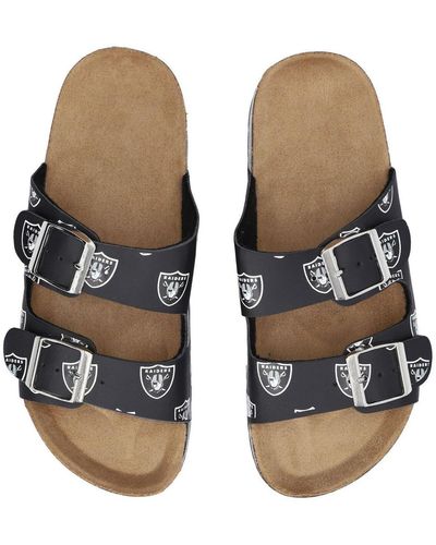 Women's Carolina Panthers Double-Strap Sandals