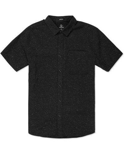Volcom Date Knight Short Sleeves Shirt - Black